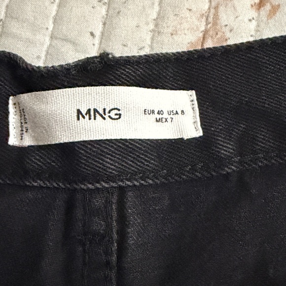MNG  Black Denim Shorts with Tag Attached - Picture 7 of 10